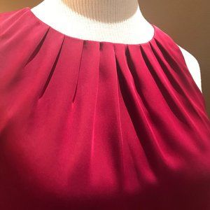 Express Cranberry Sleeveless Top Small NWT